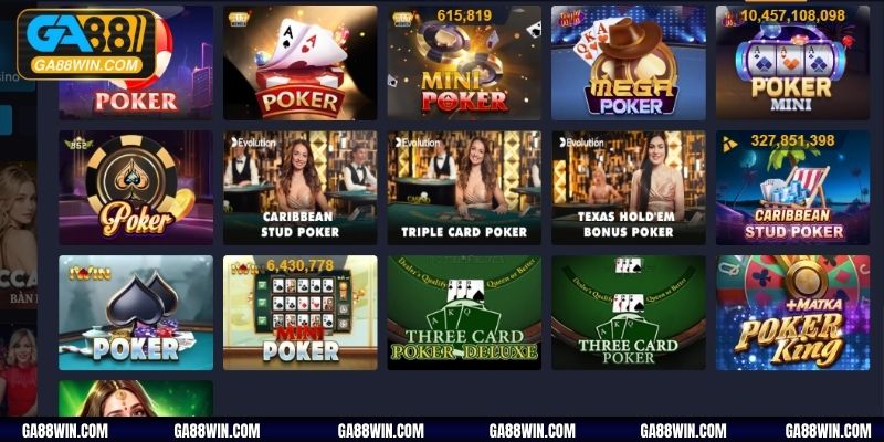Game bài poker trò chơi đơn giản nhưng cực kỳ hấp dẫn