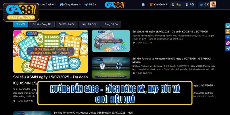Hướng Dẫn GA88